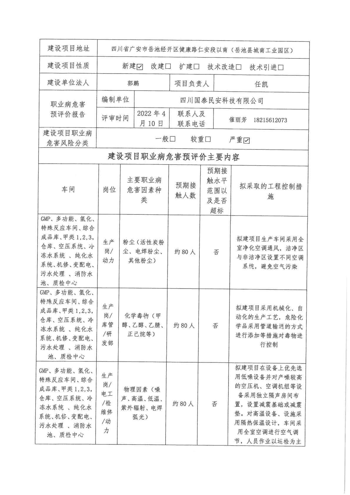 建设项目职业病危害 预评价工作过程报告1_Page3